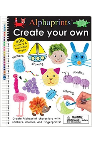 Alphaprints: Create Your Own: A Sticker and Doodle Activity Book 
